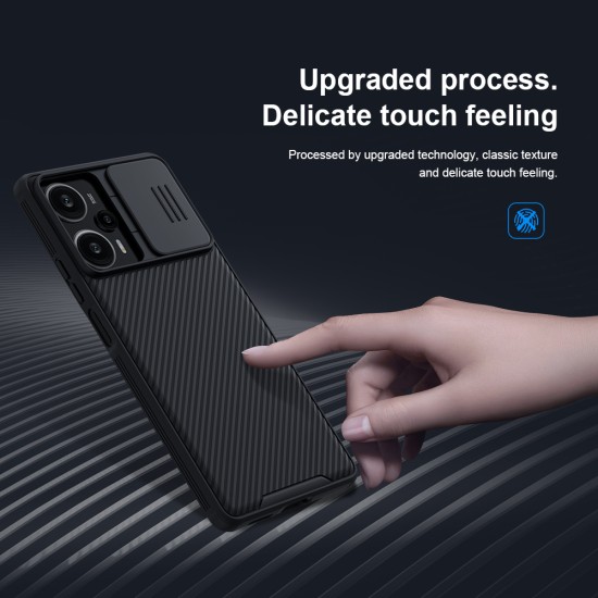 Poco F5 5G твърд гръб със защита на камерата Nillkin зелен
