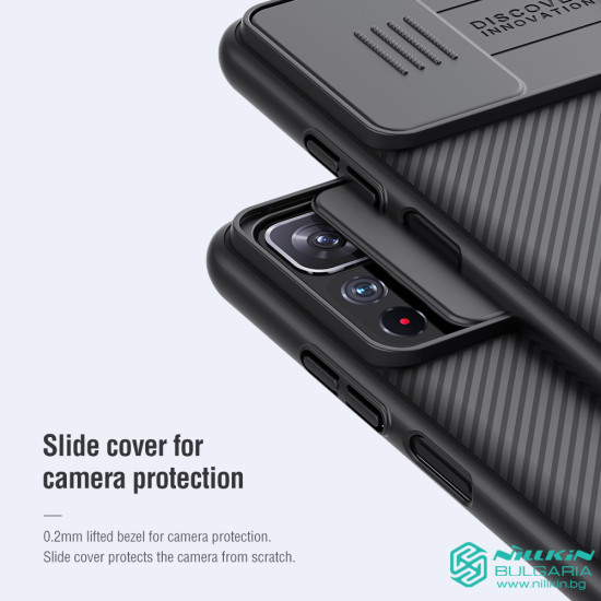 Redmi Note 11 5G / POCO M4 PRO 5G твърд гръб със защита на камерата Nillkin черен Redmi Note 11 5G / POCO M4 PRO 5G твърд гръб със защита на камерата Nillkin черен