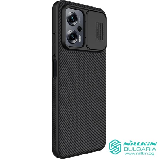 Poco X4 GT 5G твърд гръб със защита на камерата Nillkin черен