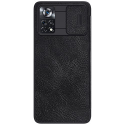 Poco X4 Pro 5G луксозен флип калъф QIN Nillkin черен