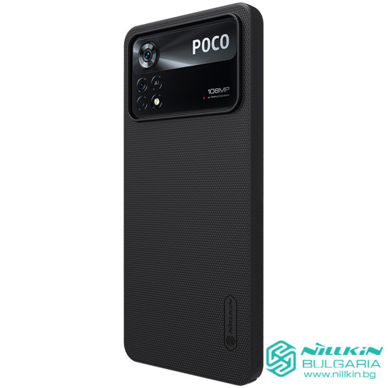 Poco X4 Pro 5G калъф твърд гръб Nillkin черен Poco X4 Pro 5G калъф твърд гръб Nillkin черен