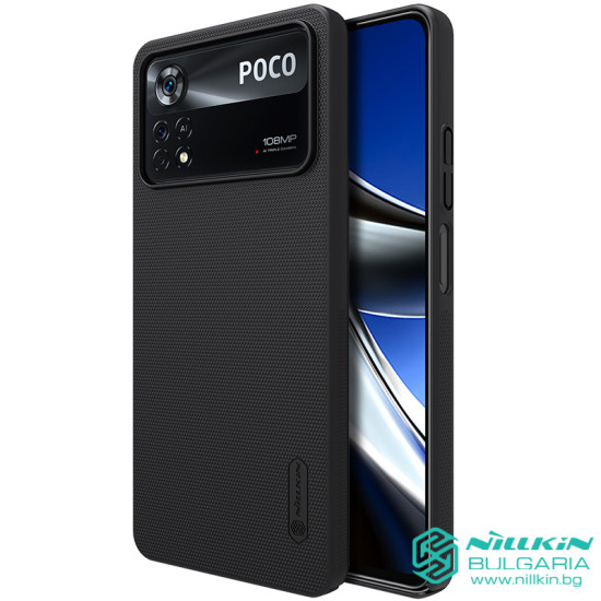 Poco X4 Pro 5G калъф твърд гръб Nillkin черен Poco X4 Pro 5G калъф твърд гръб Nillkin черен