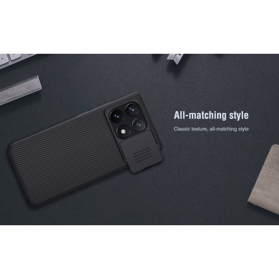 POCO X6 Pro 5G твърд гръб със защита на камерата Nillkin син POCO X6 Pro 5G твърд гръб със защита на камерата Nillkin син