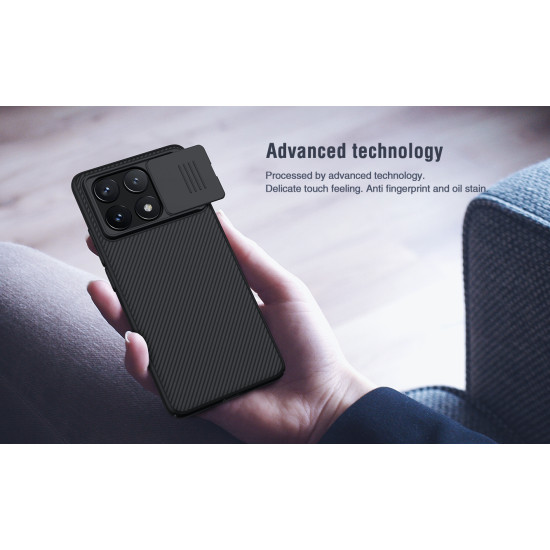 POCO X6 Pro 5G твърд гръб със защита на камерата Nillkin син POCO X6 Pro 5G твърд гръб със защита на камерата Nillkin син