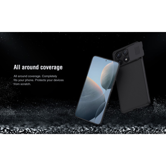 POCO X6 Pro 5G твърд гръб със защита на камерата Nillkin син POCO X6 Pro 5G твърд гръб със защита на камерата Nillkin син