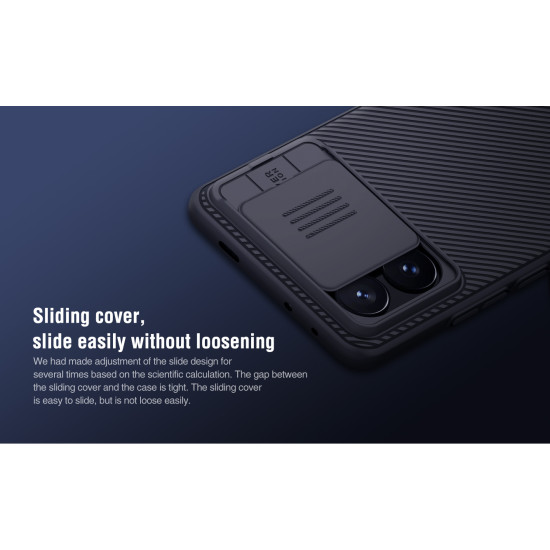 POCO X6 Pro 5G твърд гръб със защита на камерата Nillkin син POCO X6 Pro 5G твърд гръб със защита на камерата Nillkin син