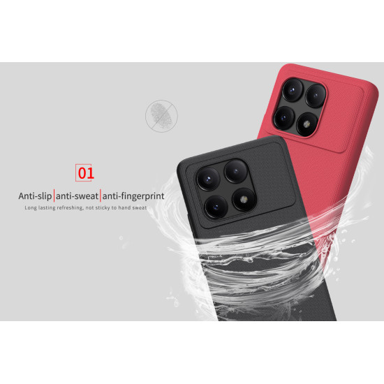 POCO X6 Pro 5G калъф твърд гръб Nillkin син