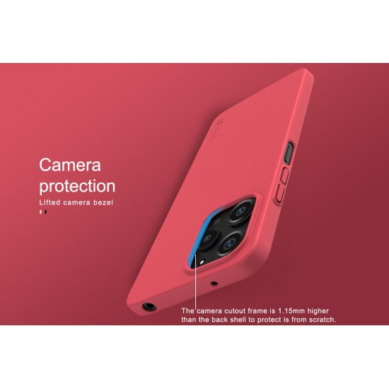 Redmi 12 4G калъф твърд гръб Nillkin син
