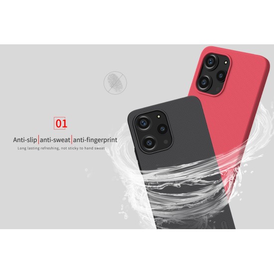 Redmi 12 4G калъф твърд гръб Nillkin син