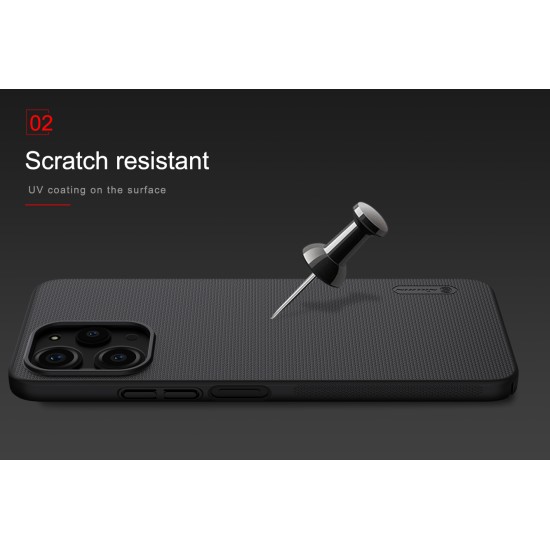 Redmi 12 4G калъф твърд гръб Nillkin син
