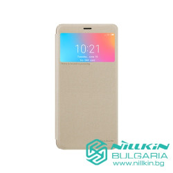 Redmi 6A флип калъф Nillkin златист