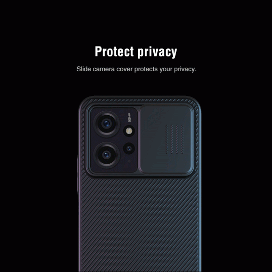 Redmi Note 12 4G твърд гръб със защита на камерата Nillkin черен