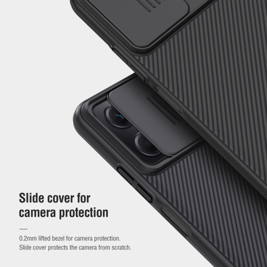 Redmi Note 12 5G твърд гръб със защита на камерата Nillkin син Redmi Note 12 5G твърд гръб със защита на камерата Nillkin син