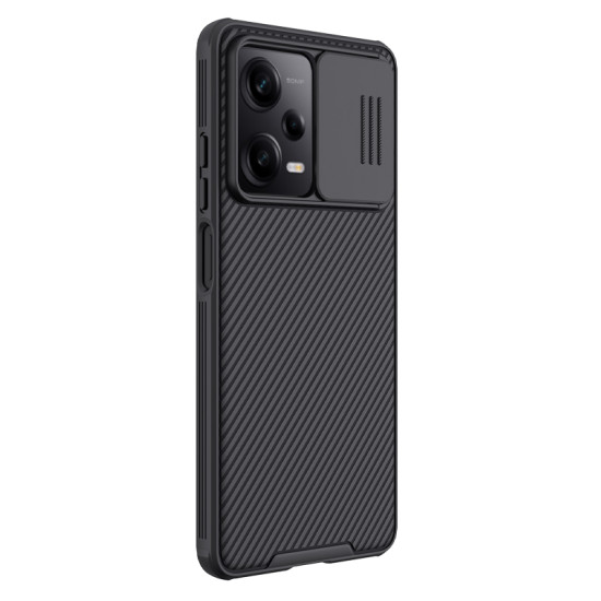 Poco X5 Pro 5G твърд гръб със защита на камерата Nillkin черен Poco X5 Pro 5G твърд гръб със защита на камерата Nillkin черен