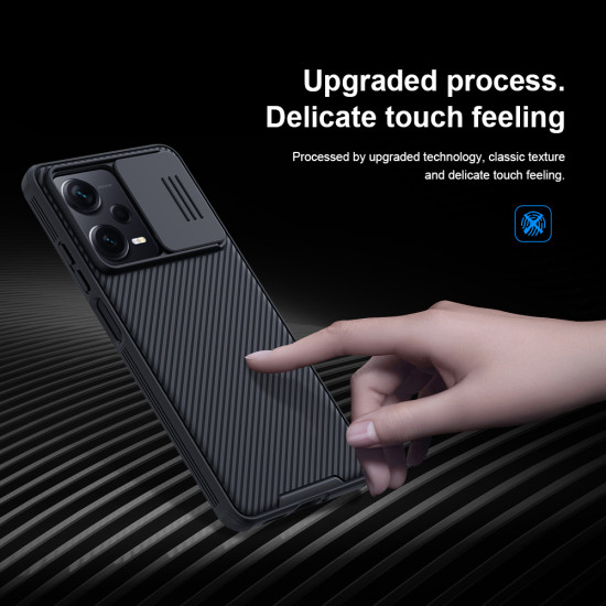 Redmi Note 12 Pro+ 5G твърд гръб със защита на камерата Nillkin черен