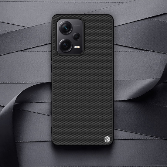 Redmi Note 12 Pro+ 5G текстуриран калъф със защита на камерата Nillkin черен