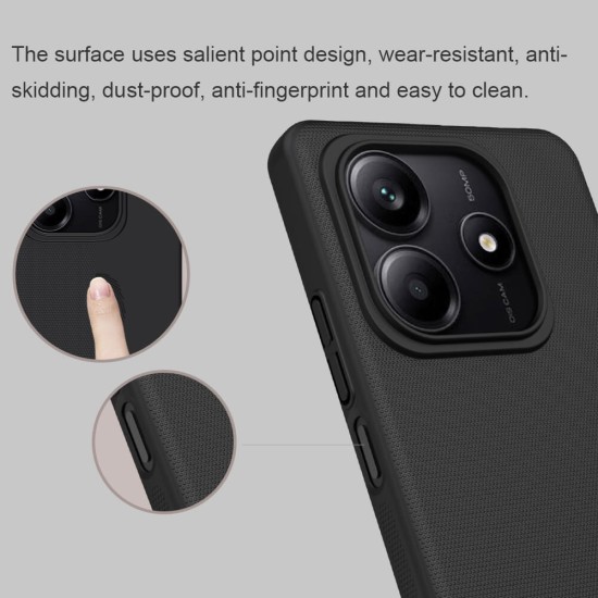 Redmi Note 14 5G калъф твърд гръб Nillkin черен