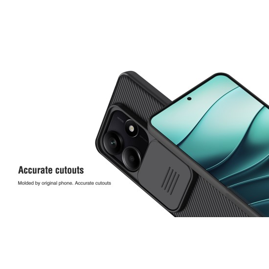 Redmi Note 13 5G твърд гръб със защита на камерата Nillkin син