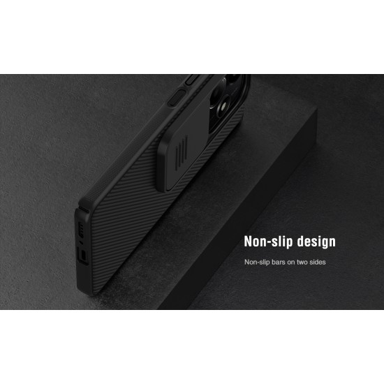 Redmi Note 13 5G твърд гръб със защита на камерата Nillkin син