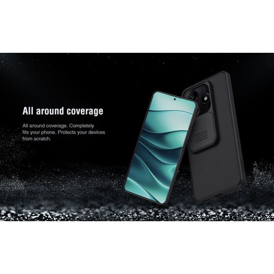 Redmi Note 13 5G твърд гръб със защита на камерата Nillkin син