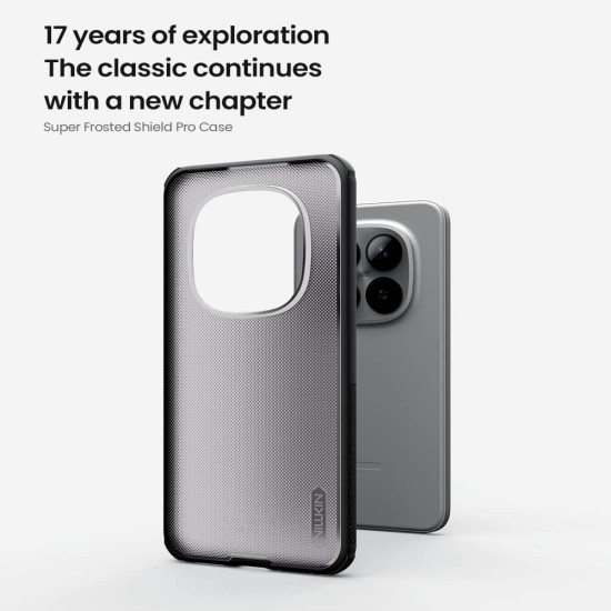 Redmi Note 15 Pro+ / Poco M8 Pro 5G калъф твърд гръб Nillkin прозрачно черен