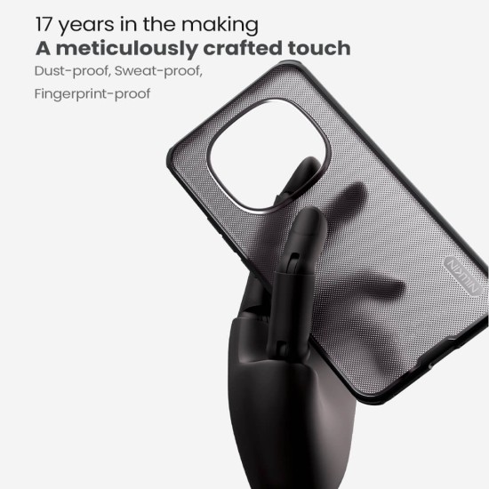 Redmi Note 15 Pro+ / Poco M8 Pro 5G калъф твърд гръб Nillkin прозрачно черен