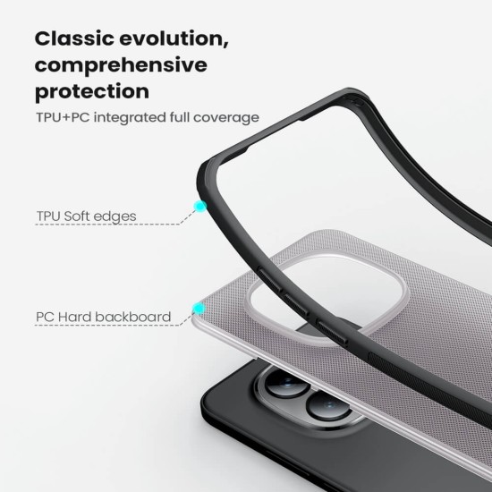 Redmi Note 15 Pro+ / Poco M8 Pro 5G калъф твърд гръб Nillkin прозрачно черен