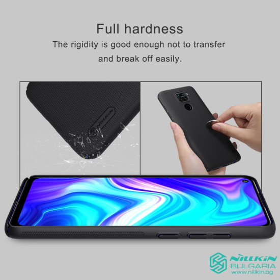 Redmi Note 9 калъф твърд гръб Nillkin син Redmi Note 9 калъф твърд гръб Nillkin син
