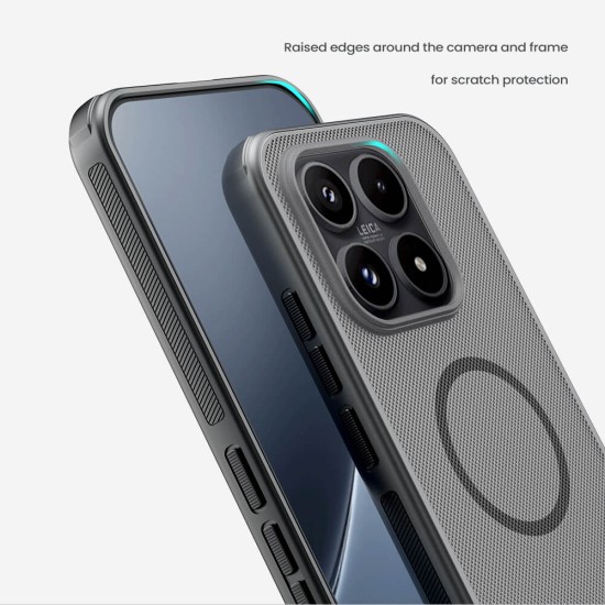 Xiaomi 17 магнитен калъф твърд гръб Nillkin прозрачно черен