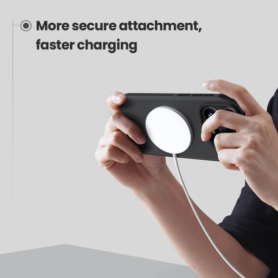Xiaomi 17 магнитен калъф твърд гръб Nillkin черен