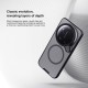 Xiaomi 17 Ultra твърд гръб със защита на камерата Nillkin прозрачно черен