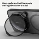 Xiaomi 17 Ultra твърд гръб със защита на камерата Nillkin прозрачно черен