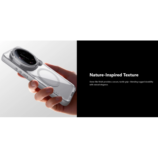 Xiaomi 17 Ultra Iceblade Prop магнитен прозрачен твърд гръб черен