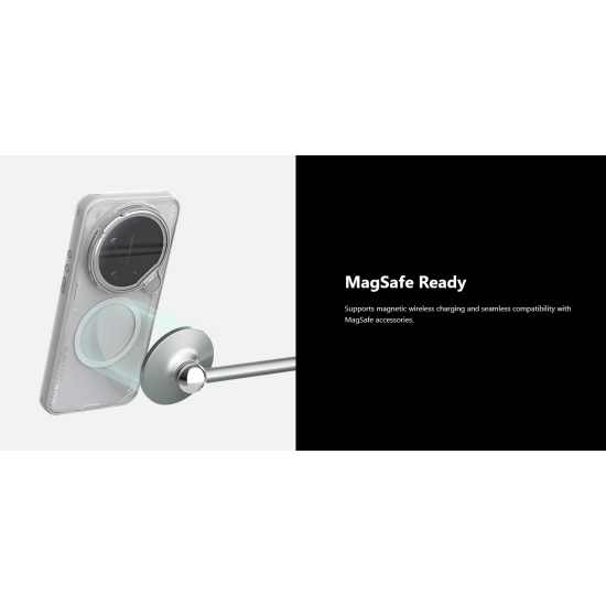 Xiaomi 17 Ultra Iceblade Prop магнитен прозрачен твърд гръб черен