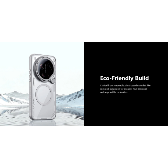 Xiaomi 17 Ultra Iceblade Prop магнитен прозрачен твърд гръб черен
