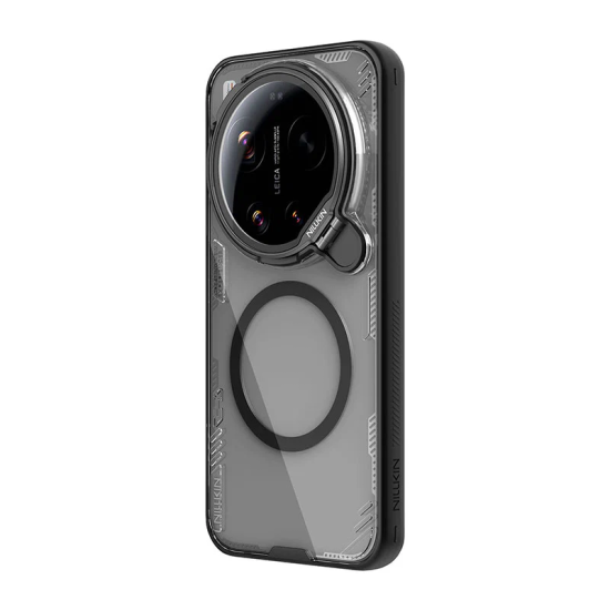 Xiaomi 17 Ultra Iceblade Prop магнитен прозрачен твърд гръб черен