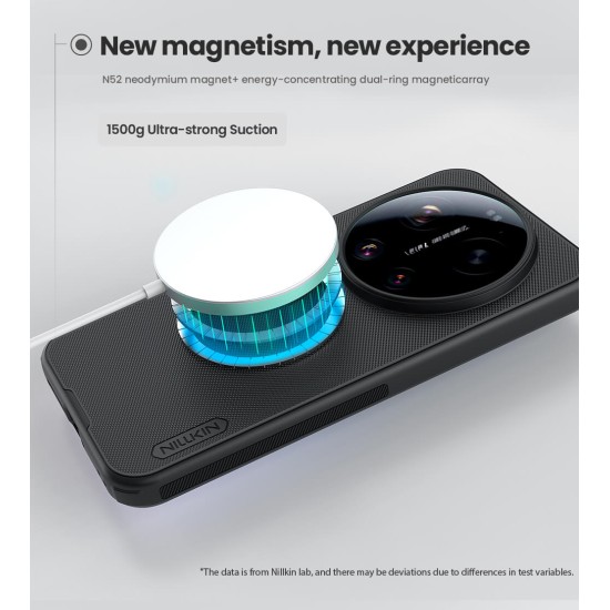 Xiaomi 17 Ultra магнитен калъф твърд гръб Nillkin черен