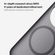 Xiaomi 17 Ultra магнитен калъф твърд гръб Nillkin прозрачно черен