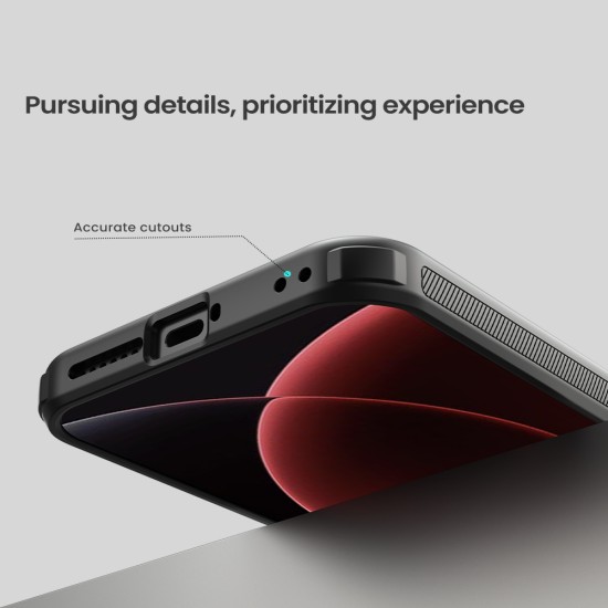 Xiaomi 17 Ultra магнитен калъф твърд гръб Nillkin прозрачно черен