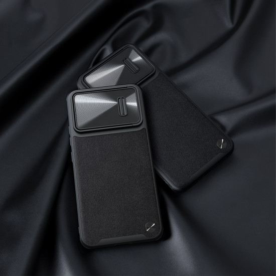 Xiaomi 13 кожен калъф със защита на камерата Nillkin черен Xiaomi 13 кожен калъф със защита на камерата Nillkin черен