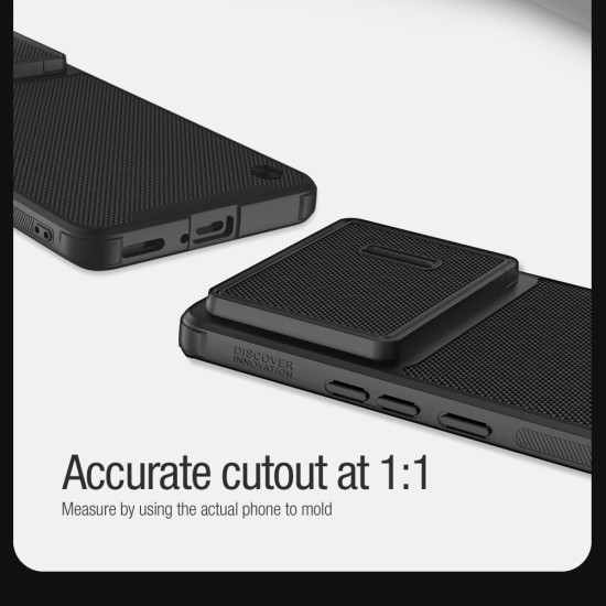 Xiaomi 13 Pro текстуриран калъф със защита на камерата Nillkin черен