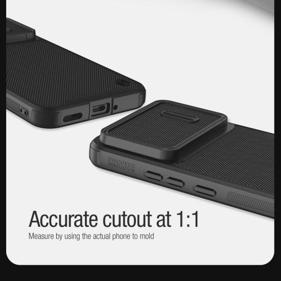 Xiaomi 13 текстуриран калъф със защита на камерата Nillkin черен Xiaomi 13 текстуриран калъф със защита на камерата Nillkin черен
