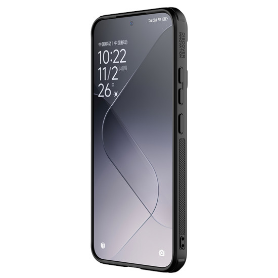 Xiaomi 14 Pro магнитен кожен калъф със защита на камерата черен Xiaomi 14 Pro магнитен кожен калъф със защита на камерата черен