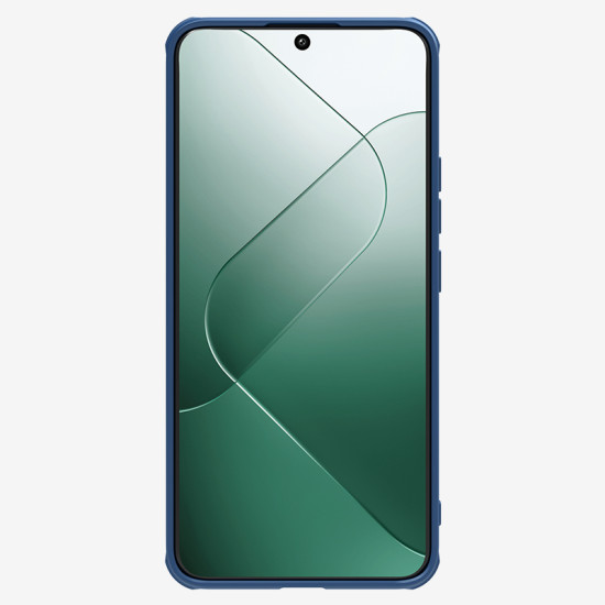 Xiaomi 14 Pro магнитен твърд гръб със защита на камерата (с отвори на капака) син Xiaomi 14 Pro магнитен твърд гръб със защита на камерата (с отвори на капака) син