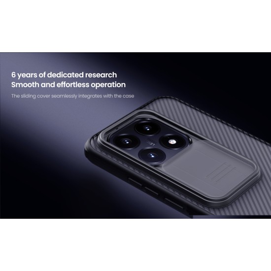 Xiaomi 15T твърд гръб със защита на камерата черен