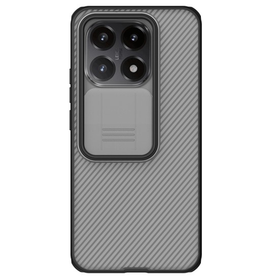 Xiaomi 15T твърд гръб със защита на камерата прозрачно черен