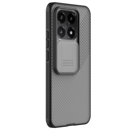 Xiaomi 15T твърд гръб със защита на камерата прозрачно черен