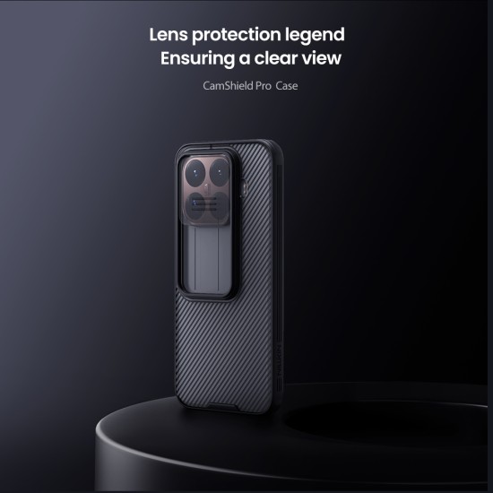 Xiaomi 15T Pro твърд гръб със защита на камерата прозрачно черен