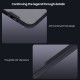 Xiaomi 15T Pro твърд гръб със защита на камерата прозрачно черен