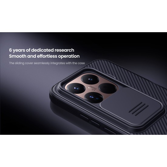 Xiaomi 15T Pro твърд гръб със защита на камерата черен